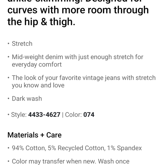 AE Stretch Curvy Mom Jean Size 20 Long - Picture 3 of 7